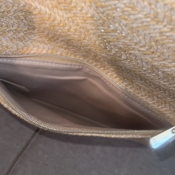 Dior Rattan Beige clutch with box - Picture 3 of 4